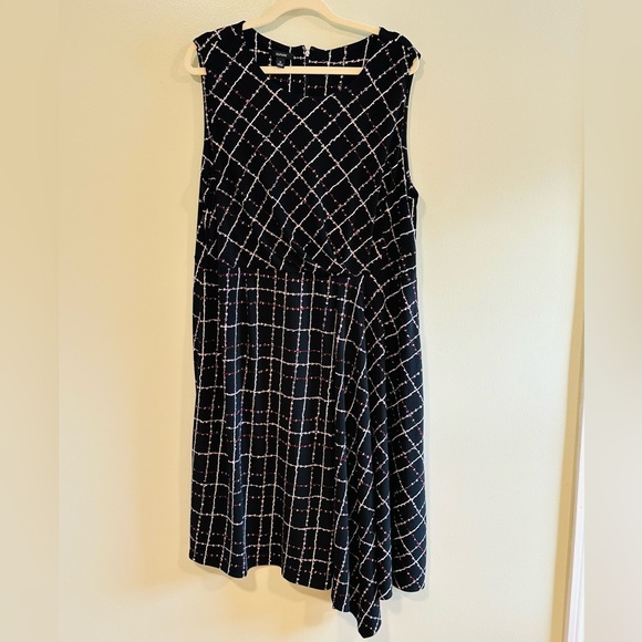 Alfani Black and Pink Patterned Dress - Picture 1 of 6